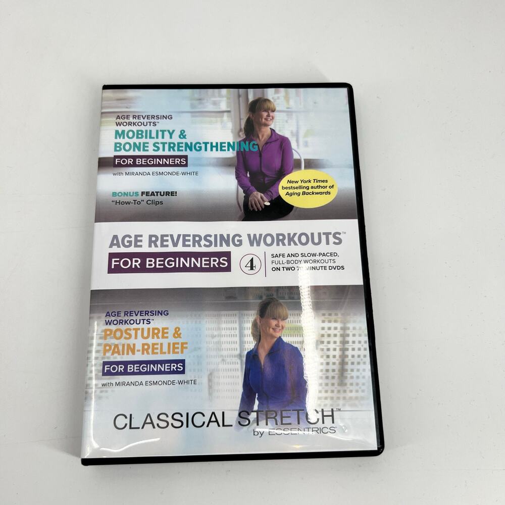 Classical Stretch: Age Reversing Workouts for Beginners DVD set strength aging